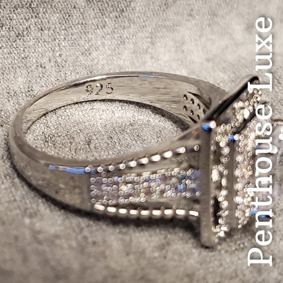 FINAL RESTOCK!! Radiant Cut White Sapphire Ring - Picture 4 of 7